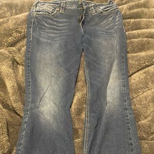 Womens silver jeans 34x35